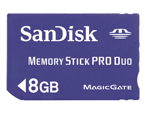 Atmias karte, Memory Stick (MS), 8GB